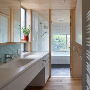 75 Beautiful Asian Blue Tile Bathroom Pictures Ideas April 21 Houzz