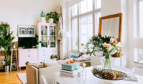 My Houzz: Treasured Pieces Add Character to a Light, Open-plan Flat