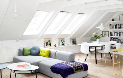 My Houzz: Spots of Happy Color Balance Swaths of White
