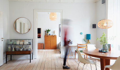 My Houzz: Colourful Art and Vintage Finds Transform a Simple Flat