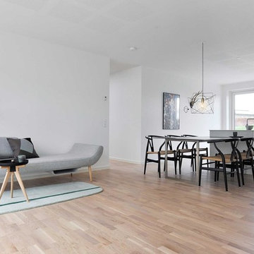 Indretning 1 plans prøve bolig i Aarhus