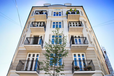 Inspiration for a modern balcony in Copenhagen.