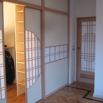 Begehbarer Kleiderschrank mit Shoji-/Fusuma-Front - Shoji Closet