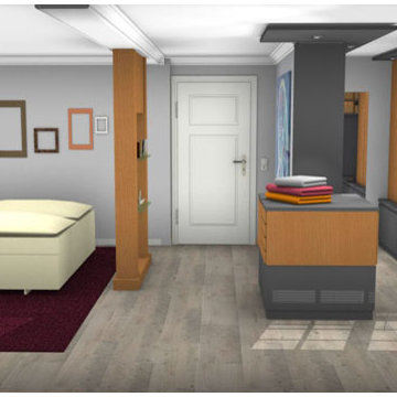 Umbau Schlafzimmer mit Ankleide Planung