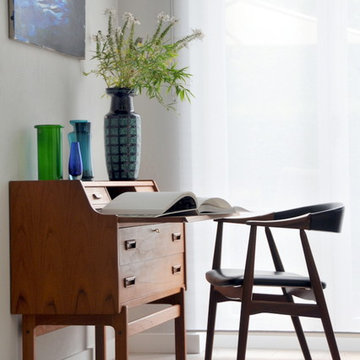 Das kleine Bureau: Diskreter Arbeitsplatz im Wohnzimmer