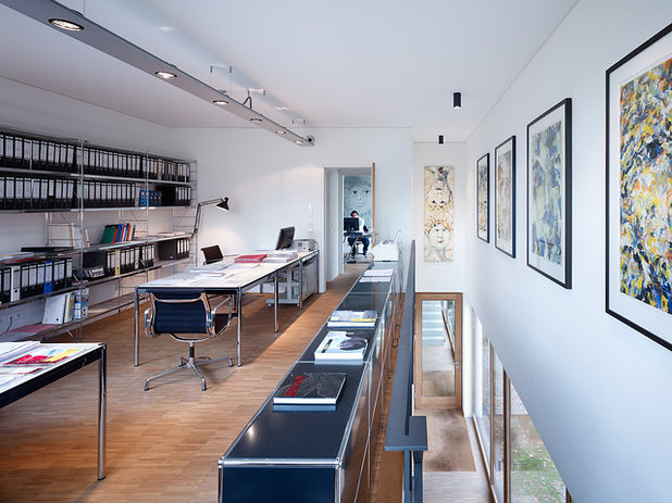 Contemporaneo Studio Modern Arbeitszimmer