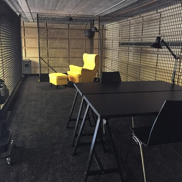 wohnly Referenzprojekt: Loft-Stil Büro mit Ikea Möbel einrichten