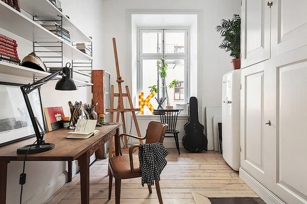 Scandinavian Home Office by Myrica Bergqvist Interior Stylist/Decorator