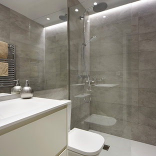 75 Beautiful Small Slate Floor Powder Room Pictures & Ideas - August