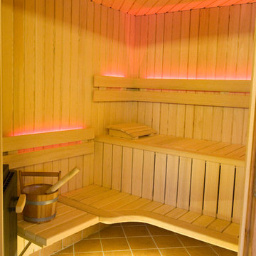 Aussenpavillion mit Sauna