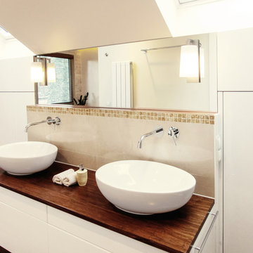 Badezimmer im Dachgeschoss