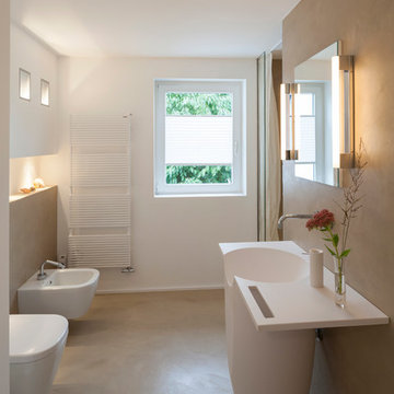 Badezimmer ohne Fliesen