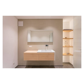 Badmöbel in Esche weiß geölt - Contemporary - Bathroom - Other - by Axel  Käshammer - Werkstatt für Möbel + Innenausbau | Houzz