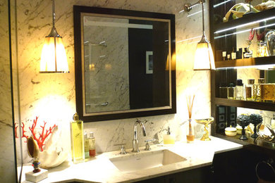 ニュルンベルクにあるトラディショナルスタイルのおしゃれな浴室の写真