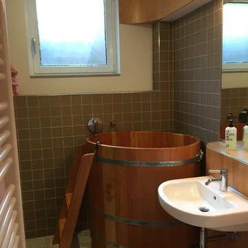 Duschbad im Saunabereich