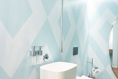 シュトゥットガルトにあるコンテンポラリースタイルのおしゃれな浴室の写真