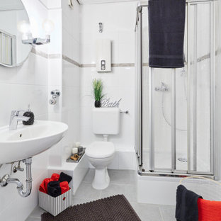 75+ Badezimmer mit weißen Fliesen Ideen & Bilder - August 2021 | Houzz DE