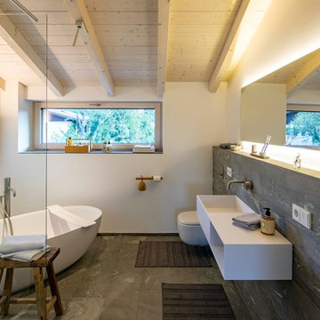 Modernes Holzhaus im Chiemgau