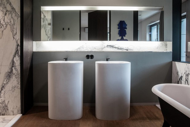 Contemporary Bathroom by Gnädinger Architekten
