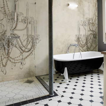 Tapeten von Wall&Deco, auch wasserfest für in die Dusche