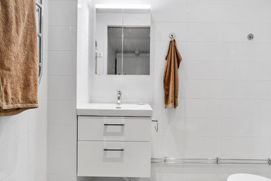 Источник вдохновения для домашнего уюта: ванная комната в стиле модернизм