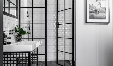38 Black-and-White Bathrooms Around the World