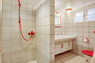 Inspiration for a scandinavian bathroom in Copenhagen.