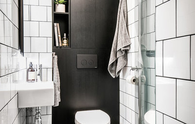 10 små badeværelser med storslåede idéer