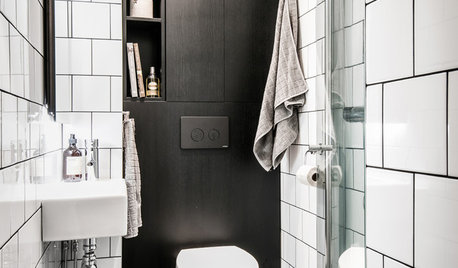 10 små badeværelser med storslåede idéer