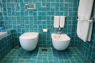Inspiration for a mediterranean bathroom in Stockholm.
