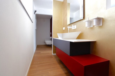 Idée de décoration pour un WC et toilettes design.