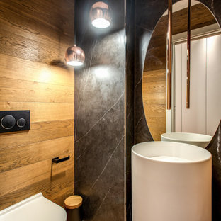 Foto di un bagno di servizio contemporaneo