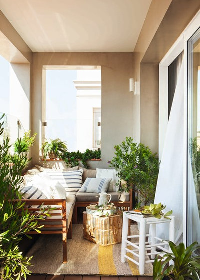 Mediterranean Balcony by The Room Studio