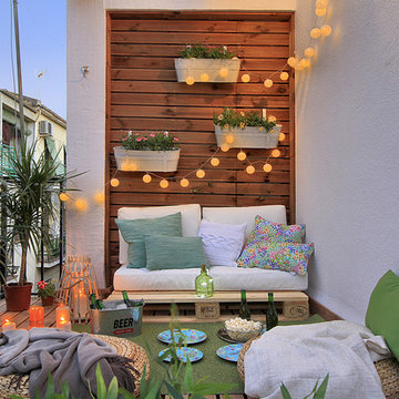 Zona Chill Out por la noche