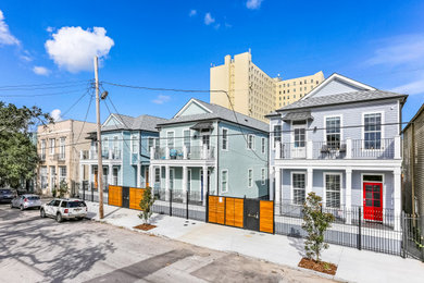 Balcony - large traditional balcony idea in New Orleans with no cover