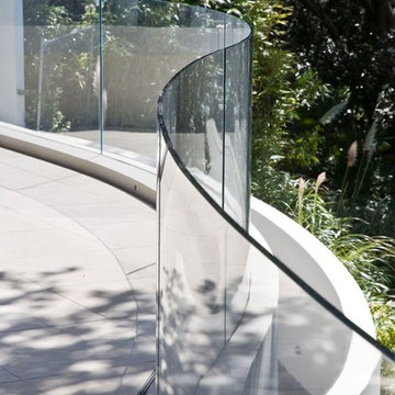 Aluminum Base Shoe Glass Railing