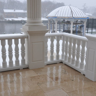 Balustrade System with Columns on Pedestals