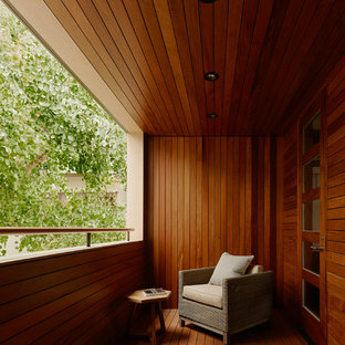 Esempio di un balcone contemporaneo