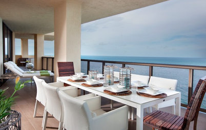 Houzz Tour: Sun-Washed Sophistication for a Miami Apartment