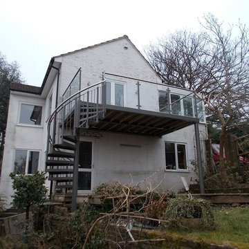 Garden Balcony with Spiral