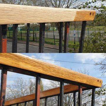 Handrail restoration in Wimbledon