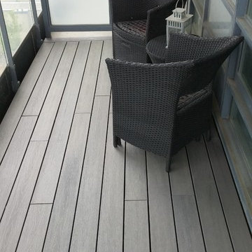 King West Toronto Staggered Composite Deck