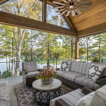 Lake Keowee, SC Custom Home Porch