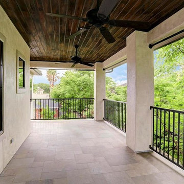 Mediterranean Custom Home with Designer Finishings in Bellaire, Texas