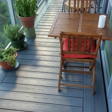Mila and Hector's Double Balcony Composite Decking