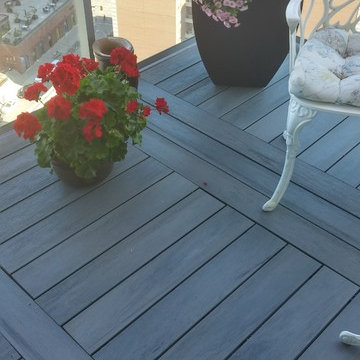 Mila and Hector's Double Balcony Composite Decking