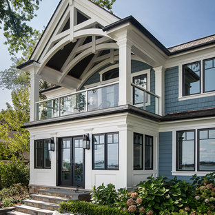 Diseño de balcones de estilo americano grande