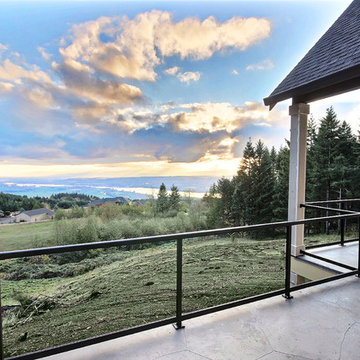 Rear Outdoor Living Area : The Daybreak - Super Ranch w/ Daylight Basement