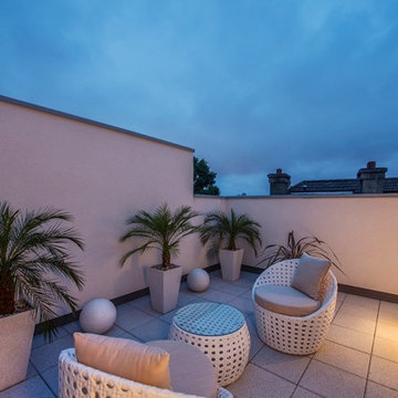 Roof Terrace at dusk