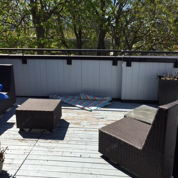 Townhouse Deck Conversion - Before Photo